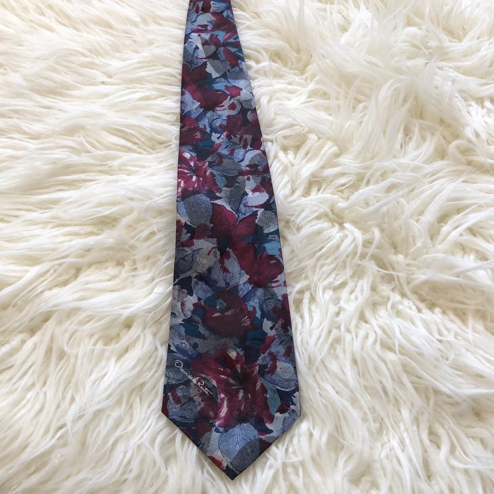 Oscar de la Renta Tie Silk & Polyester